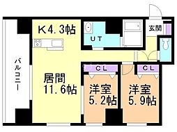 グラン札幌 9階