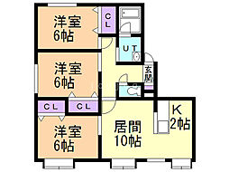 エスパニア札幌1 2階