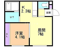 間取図画像 1LDK
