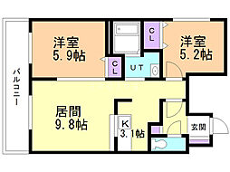 ヴェール美香保 1階