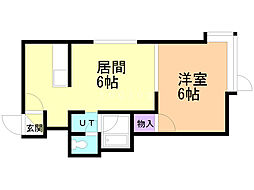 間取図画像 1LDK