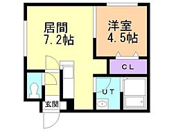 間取図画像 1LDK