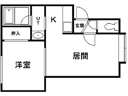 間取図画像 1LDK