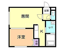 間取図画像 1LDK