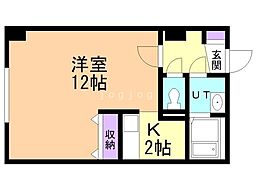 プリーモTR 1Kの間取図画像