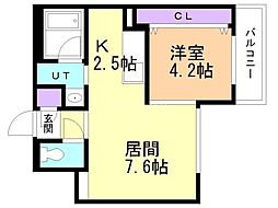GRANDSUCCESSLUSSO 1LDKの間取図画像