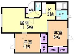 物件の間取り
