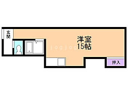プレイス元町 ワンルームの間取図画像
