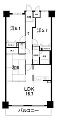 物件の間取り