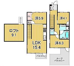 間取図画像 3LDK