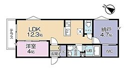 間取図画像 1SLDK