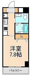 KDXレジデンス御徒町 1Kの間取図画像