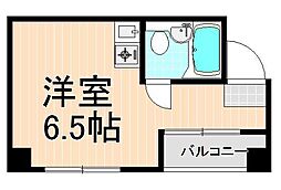 吉川ビル ワンルームの間取図画像