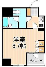 エスティメゾン浅草駒形 1Kの間取図画像