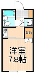 ストークTS元浅草 1Kの間取図画像