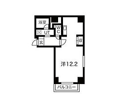 ONE三ノ輪 ワンルームの間取図画像