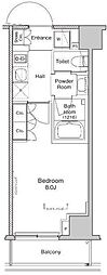 プラウドフラット浅草 1Kの間取図画像