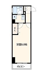 Mビル 1Kの間取図画像