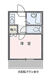 masmas 1Kの間取図画像