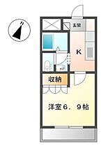 プランドールK 103 ｜ 愛媛県今治市阿方204-1（賃貸アパート1K・1階・24.75㎡） その2