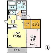 ソレイユD棟 103 ｜ 愛媛県西条市大町小川198-2（賃貸アパート1LDK・1階・48.79㎡） その2