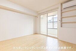 ディーアレオラ 202 2階ワンルームのリビング/ダイニング