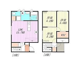キャトルセゾン道後 3LDKの間取図画像