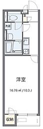 クレイノルピナス 1Kの間取図画像