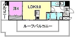 ポラリス 1LDKの間取図画像