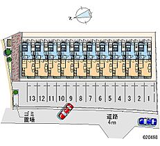 レオパレスフローラ湯築 207 ｜ 愛媛県松山市祝谷2丁目6-23（賃貸アパート1K・2階・26.08㎡） その3