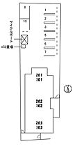 アランチアMK 203 ｜ 愛媛県松山市西石井6丁目7-21（賃貸アパート1LDK・2階・50.72㎡） その3