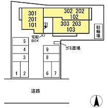 Asakawa1 201 ｜ 愛媛県松山市西石井1丁目4-7（賃貸アパート1LDK・2階・43.80㎡） その3