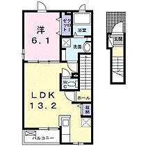 ソルフィオーレI 205 ｜ 愛媛県伊予郡松前町南黒田611-1（賃貸アパート1LDK・2階・46.90㎡） その2