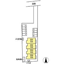 メゾンドゥフルール 103 ｜ 愛媛県伊予郡松前町浜829-1（賃貸アパート1LDK・1階・42.57㎡） その3