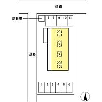 シャトレーワタナベIII 103 ｜ 愛媛県松山市南江戸1丁目12-12（賃貸アパート1K・1階・26.94㎡） その3