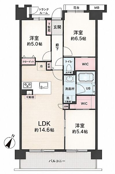 間取りを拡大表示