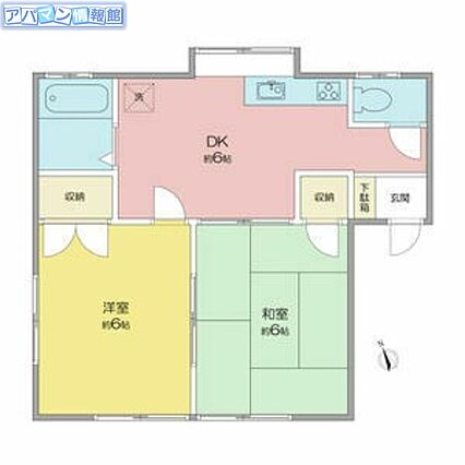 ハイツトモB-2_間取り_0