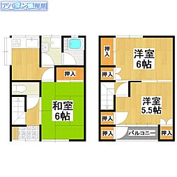コーポ小林 3Kの間取図画像