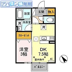 間取図画像 1DK