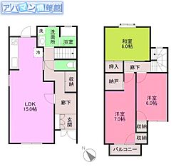 間取図画像 3LDK