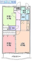 物件の間取り