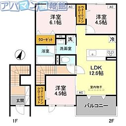 グラン・マーレ 2階/-