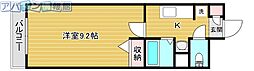SunRiverAvenue 1Kの間取図画像