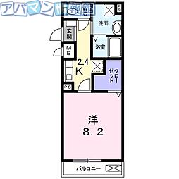 ミニヨンハウス 1Kの間取図画像