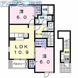 T・パセオ 2階/-