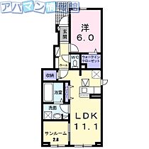 サルーテI  ｜ 新潟県五泉市寺沢4丁目（賃貸アパート1LDK・1階・50.24㎡） その2