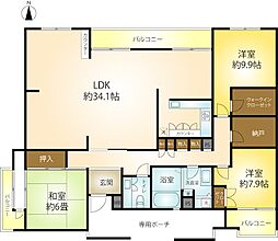間取図画像 3SLDK
