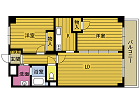 田渕コーポII 405 ｜ 大分県別府市石垣東８丁目（賃貸マンション2LDK・4階・55.11㎡） その2