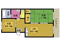 🉐敷金礼金0円！🉐松本ビル（荘園）