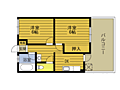 若草コーポ5階3.2万円